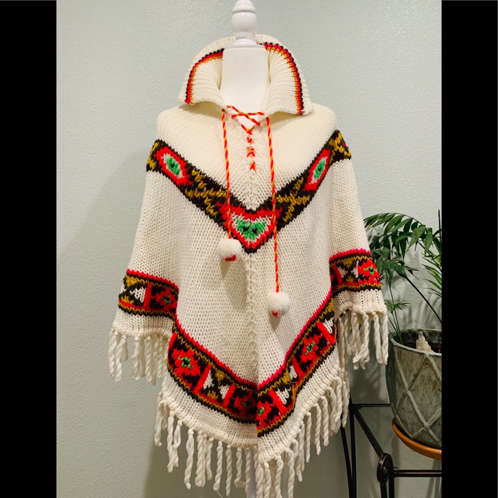 Vintage Boho Chic Poncho